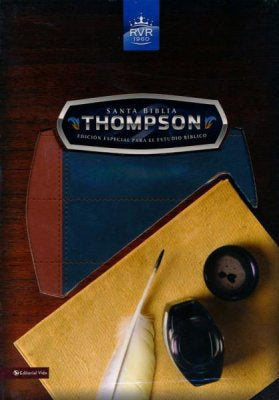 Santa Biblia Thompson edición especial para el estudio bíblico RVR 1960, Italian Duo-Tone™ Azul / Tostado