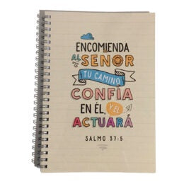 ANOTADOR TAPA DURA  SALMO 37:5