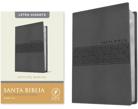 Santa Biblia NTV, Edición manual, letra gigante (Spanish Edition) Gris sin indice