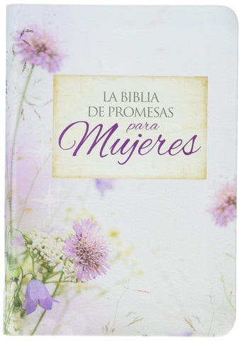 Santa Biblia de Promesas Reina Valera 1960 / Compacta / Piel especial color floral