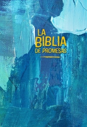 BIBLIA DE PROMESAS NVI, TAPA DURA, ÓLEO AZUL